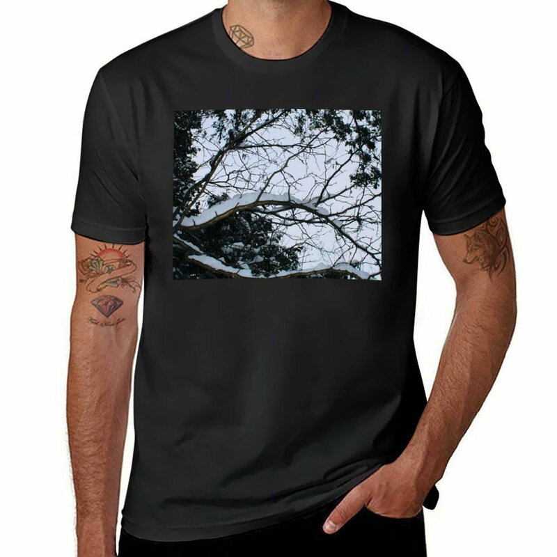 T-shirt Enchanted Winter Branches, T manga curta, Roupa fofa, Blusa