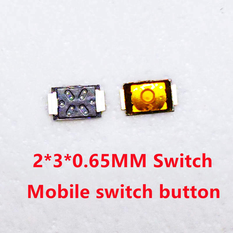 Interruptor de botón táctil, Micro Interruptor táctil SMD, botón interno de encendido y apagado para iPhone, Android, Huawei Mi OPPO, teléfono móvil, 10 unidades por lote