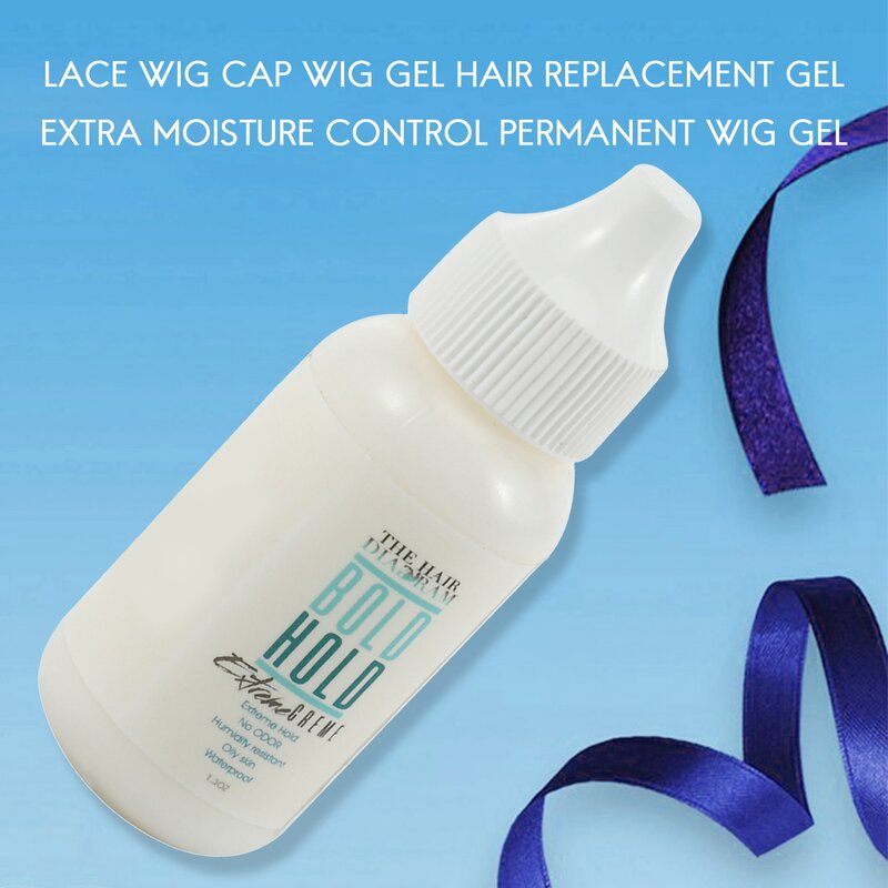 Pegamento adhesivo para peluca de encaje, reemplazo de cabello, Control de humedad adicional, duradero, 38ML