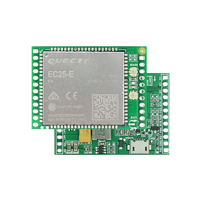 Placa do núcleo do desenvolvimento do módulo do QUECTEL-EC25E com GNSS, EC25EFA 4G, EC25EFA-512-STD LTE, CAT4
