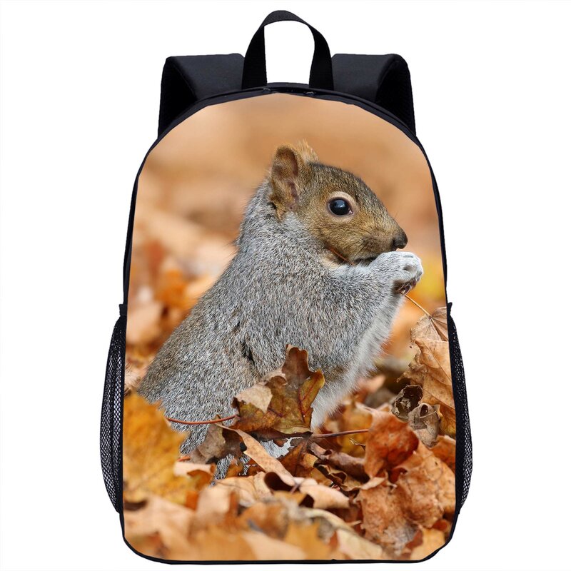 Funny Squirrel Backpack Children School Bag Cute Animal Print Teenager Casual Backpack Laptop Bag Woman Men Travel Rucksack