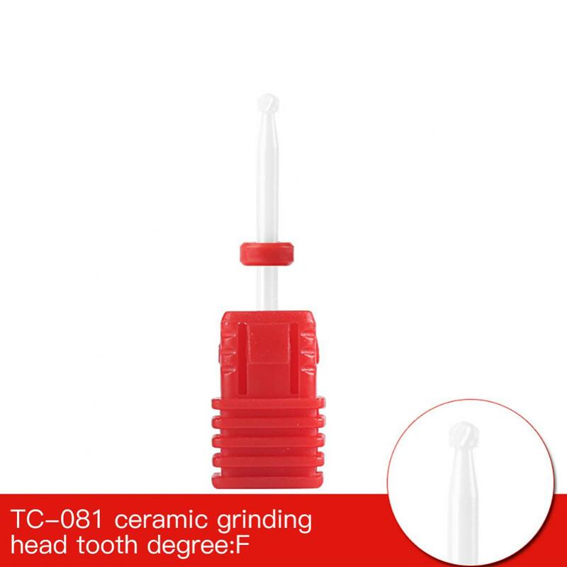 Electric Nail Drill Bit Gel Polish Ceramic Cuticle Remove Grinding Head For Professional Manicure Accessory Tools LEPT01-
