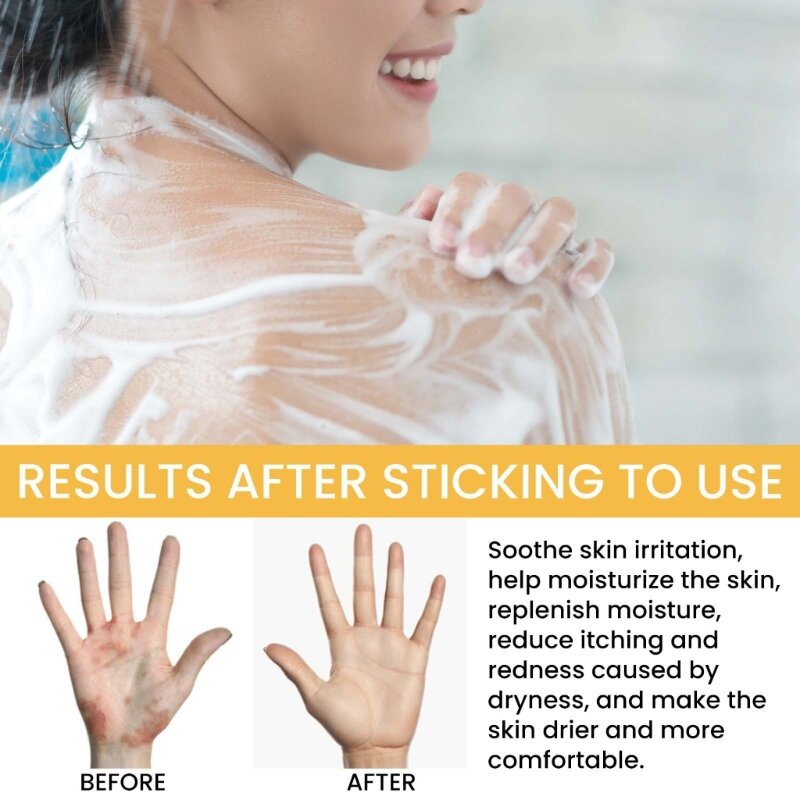 Deep Cleansing Shower Gel Honeys Shower Gel Soothing Shower Gel Skin Moisturize New Dropship