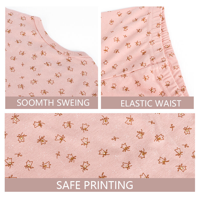 Modamama-ropa de bebé con estampado Floral, mono de 2 piezas para bebé, Pelele de algodón suave, pijama de manga larga para bebé recién nacido