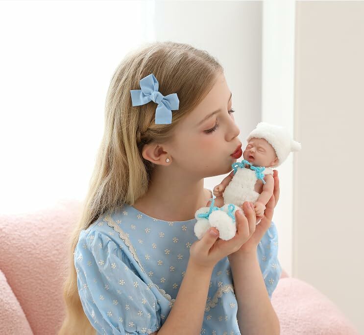 7 "Micro Frühchen Ganzkörper Silikon wieder geborene Baby puppe" Joseph "lebensechte Miniatur Babys überraschen Kinder Anti-Stress