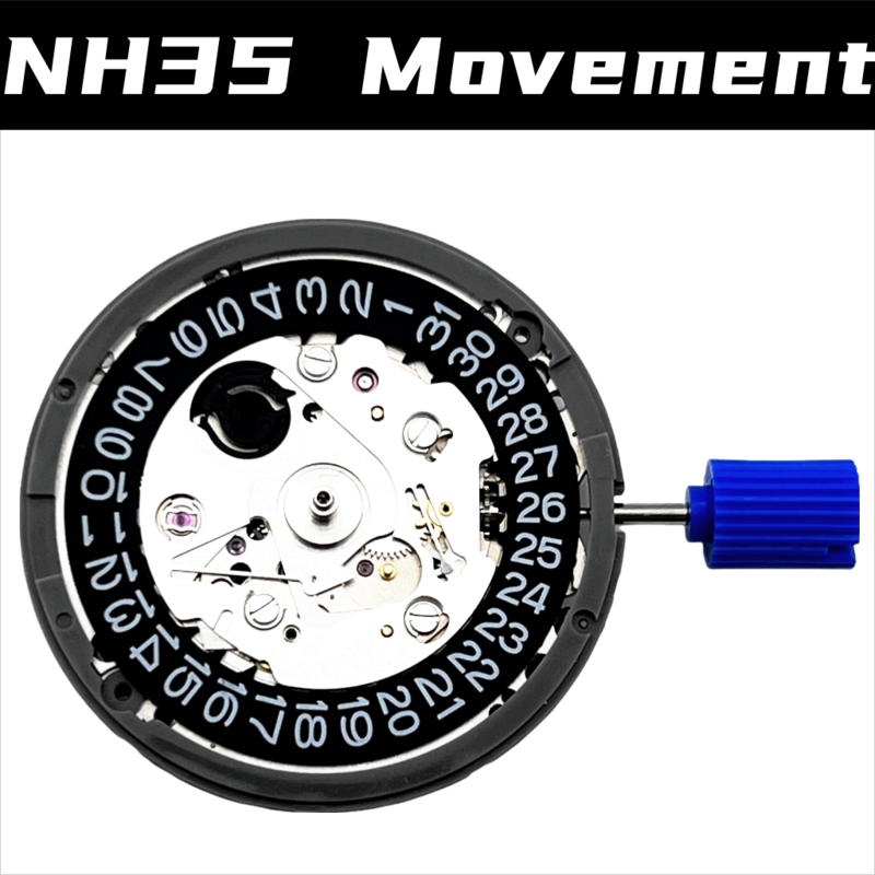 NH35 무브먼트용 럭셔리 오토매틱 시계 하이 퀄리티 교체 키트, 고정밀 시계 액세서리, 오리지널 신제품