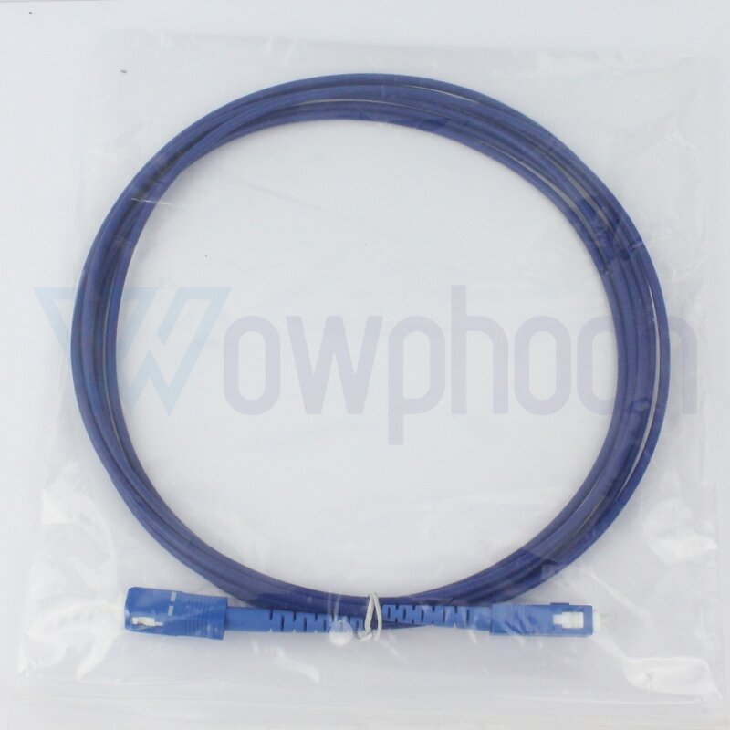 Câble de raccordement Teccord à fibre optique blindé résistant au rat, cordon de raccordement personnalisé SM SX monomode monocœur, 3.0mm, 20m
