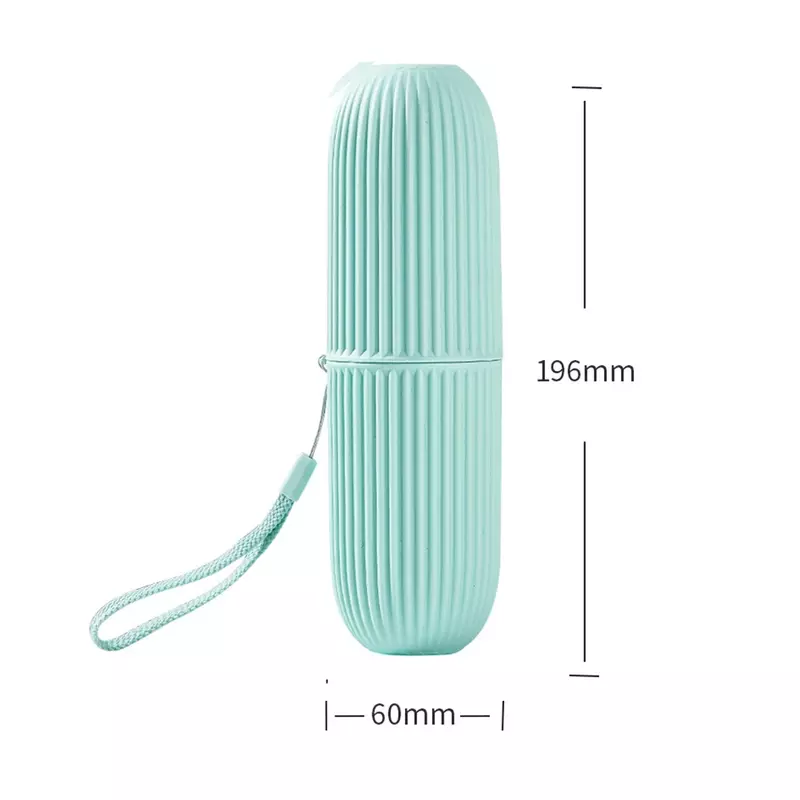 Toothbrush Cup with Cap Creative Toothpaste Holder Portable Storage Case Box Organizer Toiletries Storage Cup Travel Gadgets