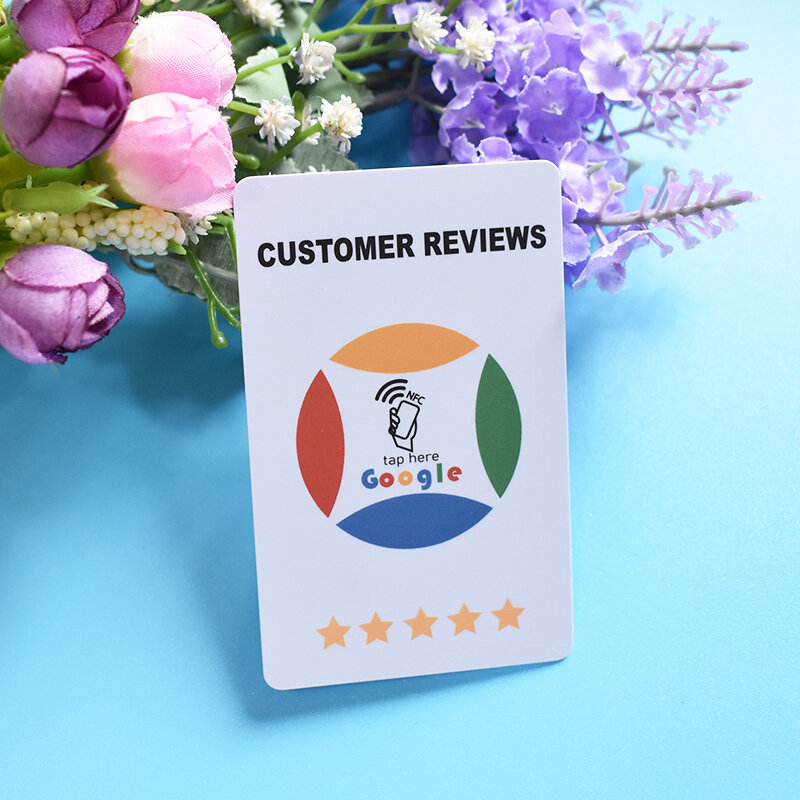 Google Review Card Erhöhen Sie Ihre Bewertungen mit universellen NFC-Karten
