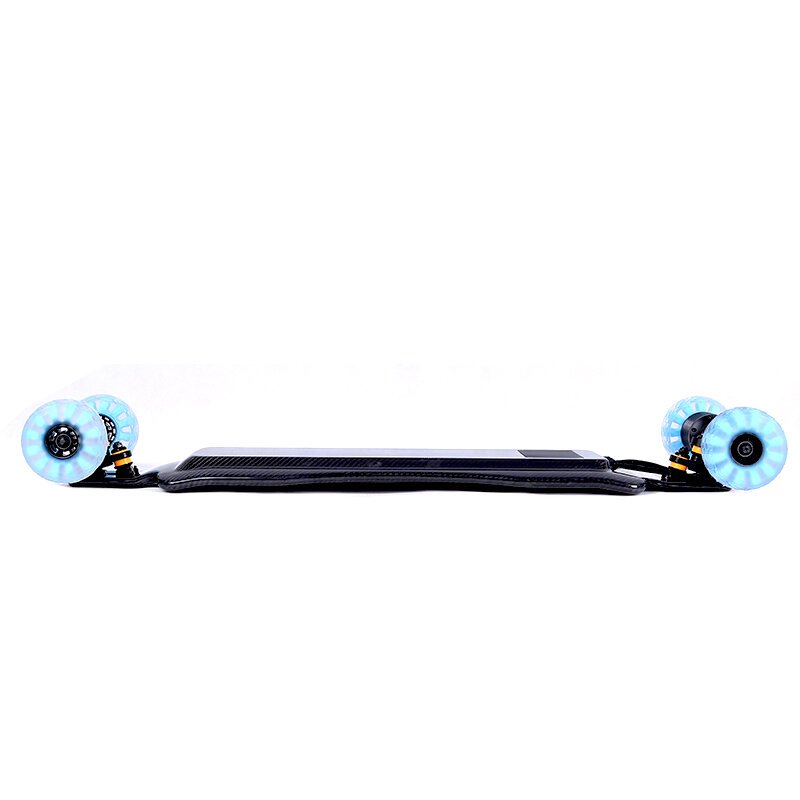 Longboard per skateboard elettrico impermeabile ad alta velocità 55 km/h con comode ruote da 115mm