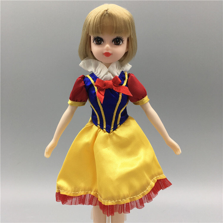 Bardzo piękne nowe ciuchy ładna sukienka akcesoria dla lalek dla lalki Licca