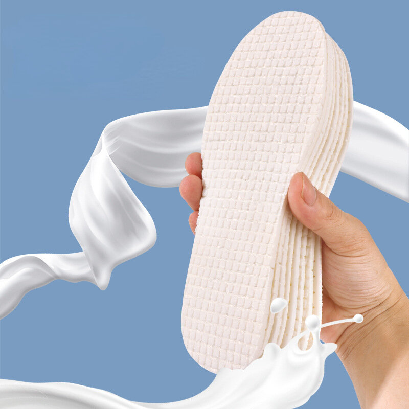 Baby Latex Insoles Antibacterial Odorless Sport Children Shoe Insoles High Elastic Comfortable Breathable Insoles Flat Foot Pads