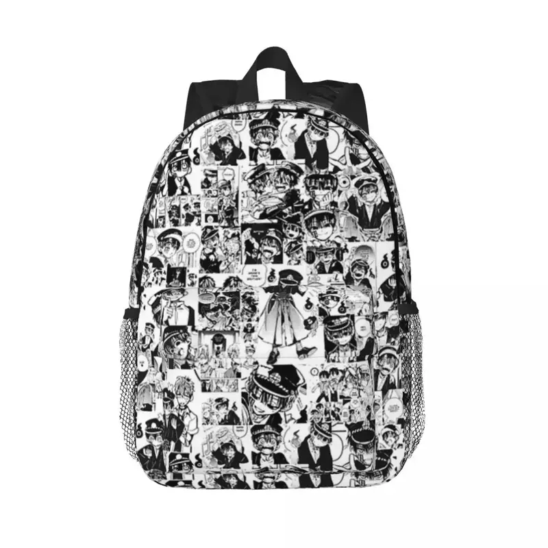 Yugi Tsukasa Manga Collage Backpacks Boys Girls Bookbag Cartoon Students School Bags Laptop Rucksack Shoulder Bag Large Capacity