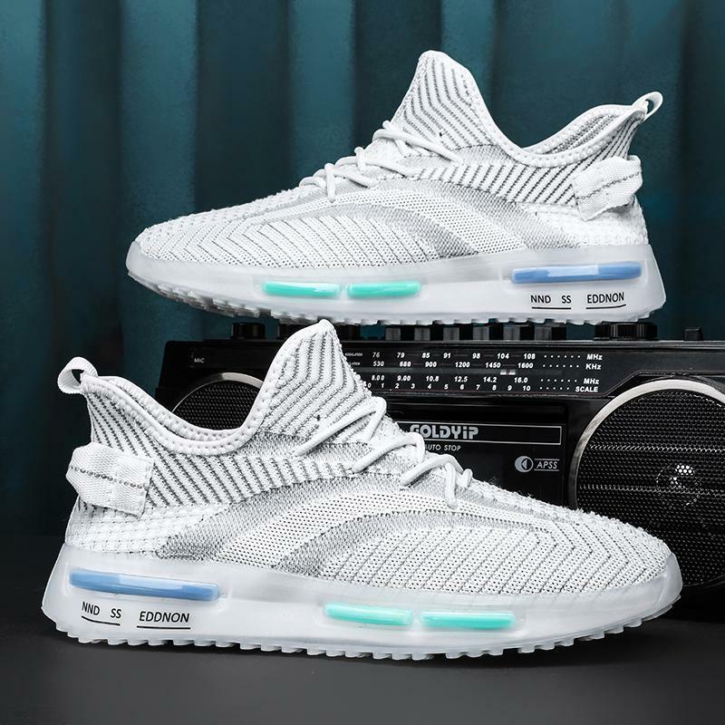 Summer Men's Shoes Ice Silk Mesh Shoes Casual Running Sneakers Online Influencer Tide Shoes Breathable Men's Shoes for Students