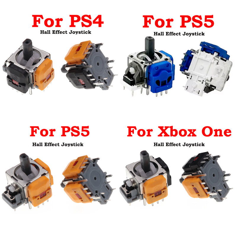 1PCS 3D Analog Stick Sensor Module for PS4 050 055 030 040 Controller Hall Effect Joystick For PS5 Xbox One No Drift