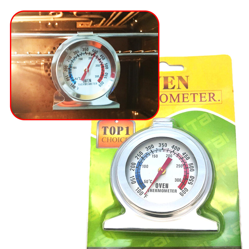 Termometro da forno in acciaio inossidabile da 300 ° c Mini quadrante Stand Up indicatore di temperatura pane cibo carne termometro per barbecue strumento da cucina per cucinare