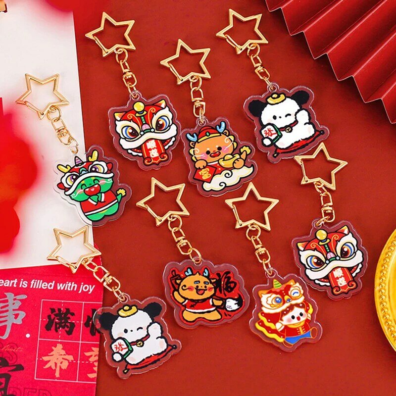 Cartoon Dragon Year Cute China-Chic Bag Pendant Creative New Year Hanger