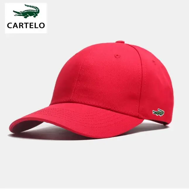 CARTELO-Casquette de baseball ajustable pour homme et femme, chapeau de sport de plein air, hip hop, couleurs unies, à la mode