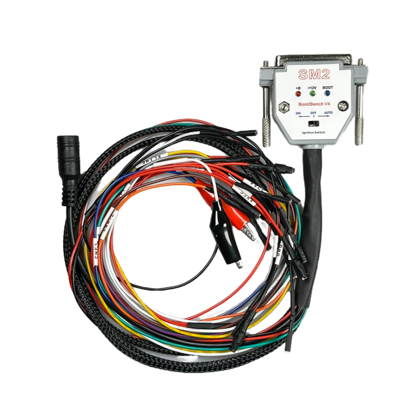 Für sm2 pro 3led lichter schalter kabel für sm2 pro j2534 boot bank db25 pinout lesen und schreiben ecu batt vcc kline CAN-L CAN-H