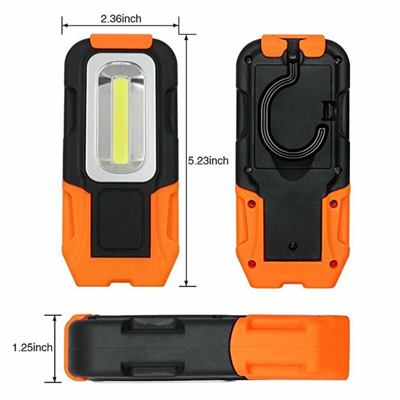 Multifunctional Home Use Magnetic LED Flashlight Torch Flexible Hand Torch Work Light Outdoor Inspection Lamp
