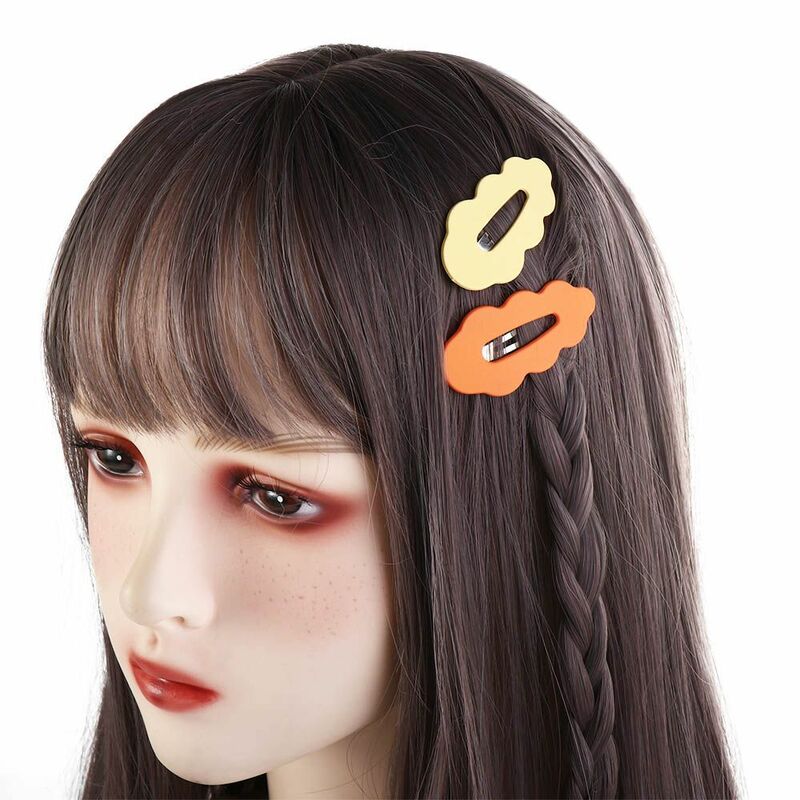 Simple Lovely For Women Gifts Bangs Clip For Girl Cloud Hair Accessories Korean Style Hairpin Female Barrettes Wave Hair Clip