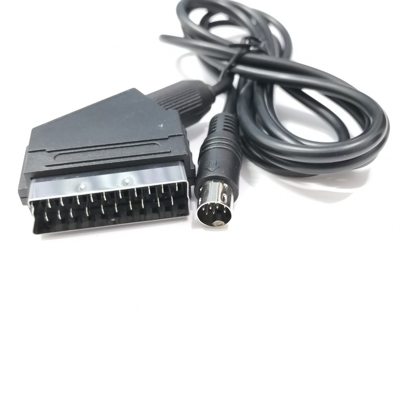 Kabel timah RGB Scart untuk sega-mega Drive 2 -Genesis 2 Megadrive 2 MD2 RGB AV kabel Scart 1.8m D11 20 Dropshipping