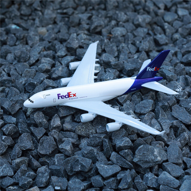 1: โมเดลเครื่องบินโบอิ้ง A380สายการบิน FedEx 400-เหมาะอย่างยิ่งสำหรับการสะสมเครื่องบิน Diecast