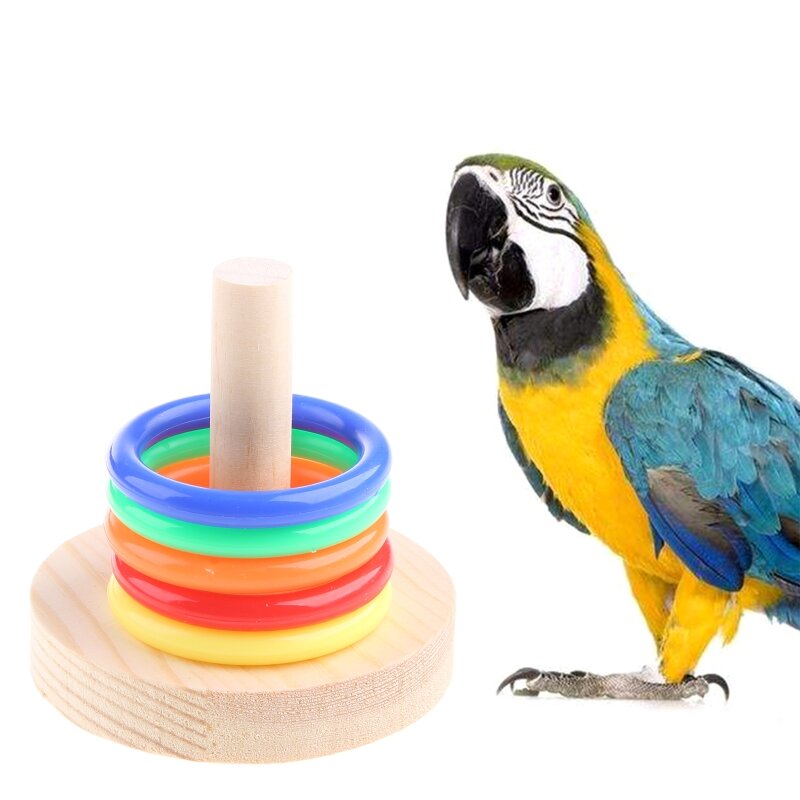Giocattolo da tavolo per pappagalli per l'addestramento all'intelligenza dei parrocchetti Cockatiels