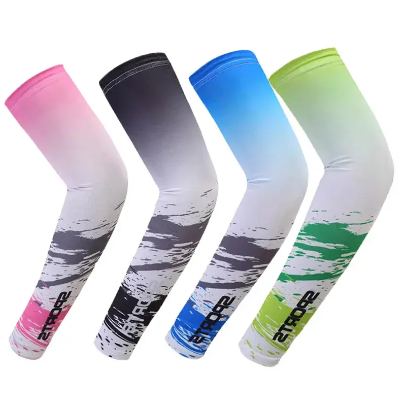 Ice InjSleeve-Manchette de protection solaire UV pour hommes et femmes, manchette anti-dérapante, gants longs, sports de plein air, cyclisme cool, nouveau