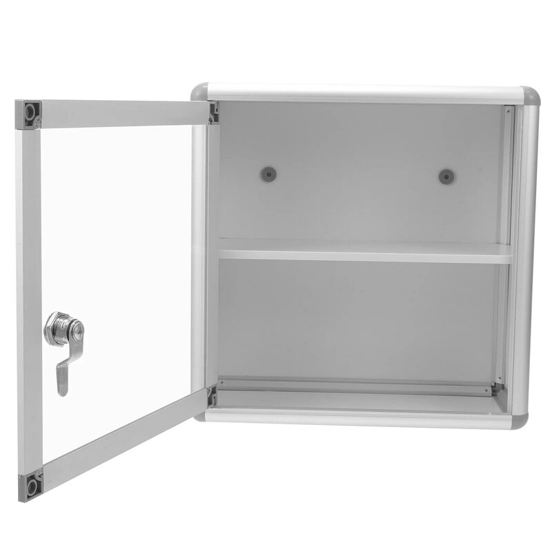 Wall-Mounted Locking Case para armazenamento de medicamentos, Lock Box, Organizer, Wall-Mounted Locking Case, Outdoor Medicine Supply