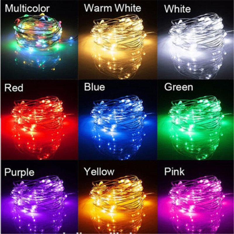 USB LED String Light 10M 5M Waterproof Copper Wire Outdoor Lighting Strings Fairy Lights For Christmas Wedding Decoration