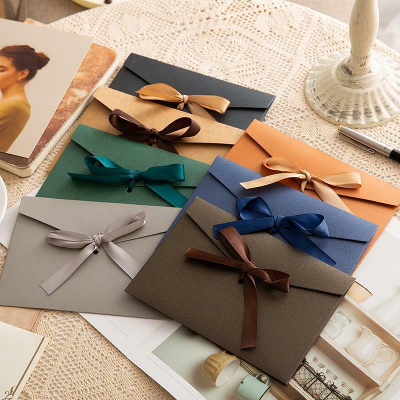 30pcs/lot Envelope Retro Paper Exquisite Colored Book Collection Bill Invitation Card Briefumschlag Vintage  Gift Card
