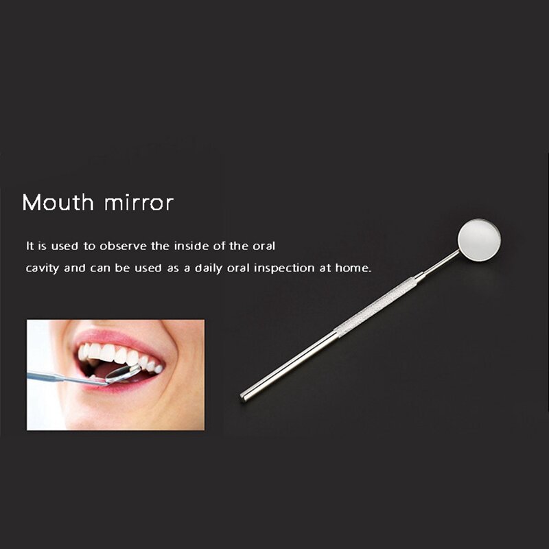 Stainless Tooth Stain Raspador e Pinças Set, Ferramentas Dentista, Oral Care, Instrumentos de Endoscopia, 6 pcs