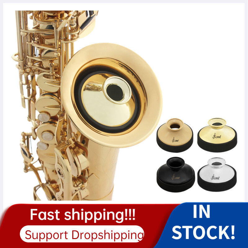 Глушитель альт-саксофона ABS, бесшумный амортизатор светильник вес, аксессуары для музыкальных инструментов Alto Sax Woodwind, оптовая продажа