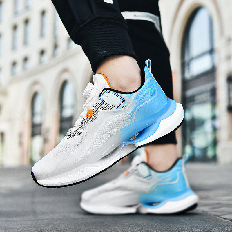 Męskie buty do biegania na co dzień poduszki moda Outdoor Sports trampki do joggingu projekt klasyczne Plus rozmiar 39-46 para butów damskich