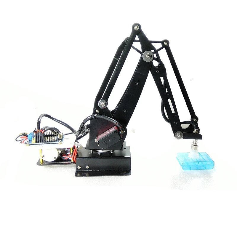 3 dof robô braço ventosas simulação indústria manipulador suporte de fibra vidro com servo uno r3 controlador digital kit diy parte