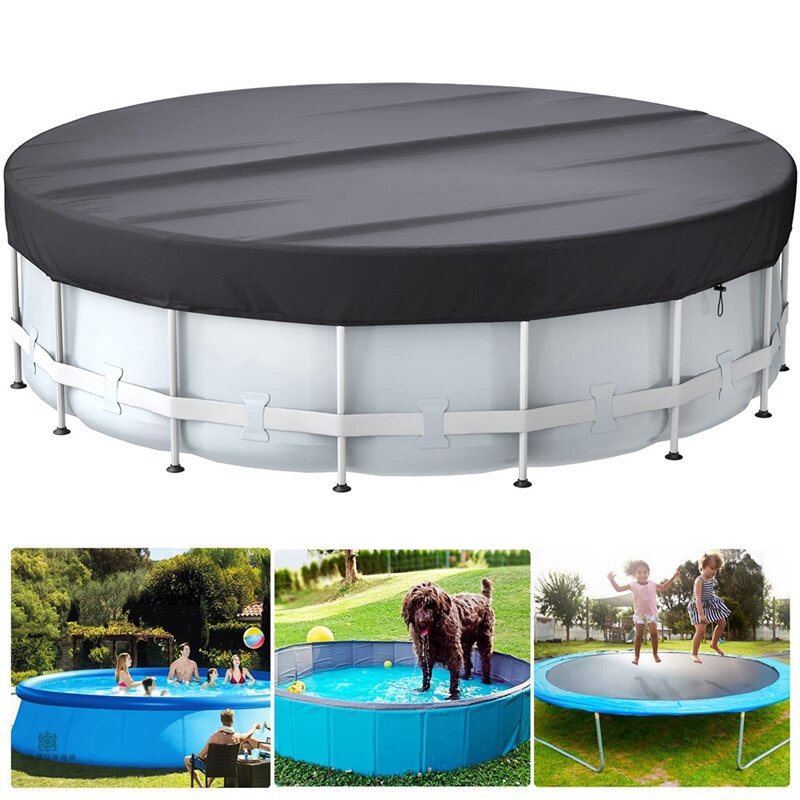 Round Pool Cover, Solar Pool Covers For Above Ground Pools, Hot Tub Cover Waterproof And Dustproof, Swimming Pool