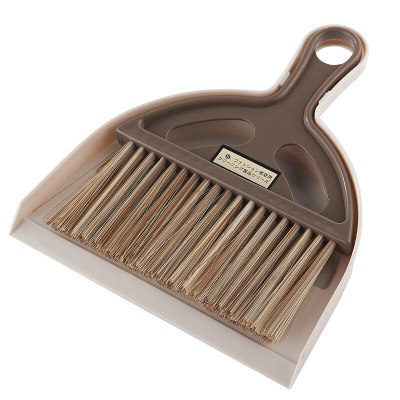 Small Broom- Dustpan Set For Student Mini Small Dustpan Desktop Cleaning Plastic Garbage Shovel Sweep Hair Sweep Ash Cleaning