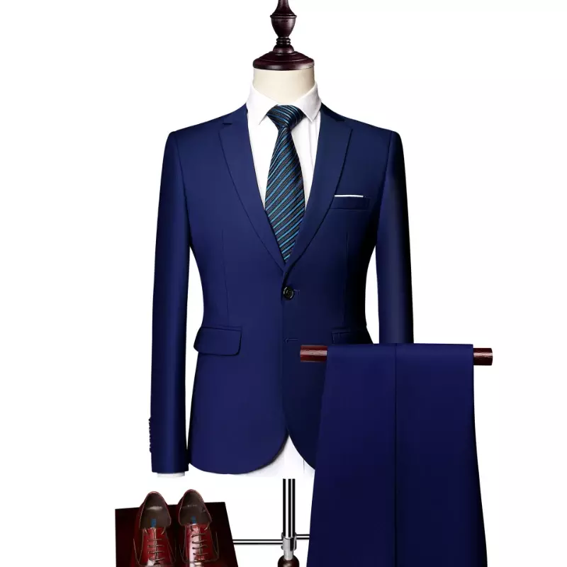 Setelan pernikahan untuk pria, Blazer Set elegan 3 potong bisnis mewah Formal celana rompi mantel penuh jaket 2023 gratis pengiriman