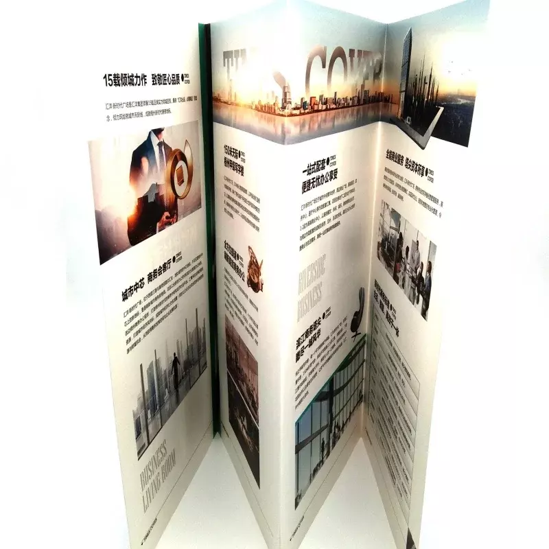 Customized product.Brochure Printing Flyer Pamphlet Holder Leaflet Service A5 Courier Pamphlets Design Digital hang tags Leaflet