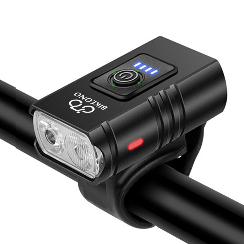 1000lm światło rowerowe reflektor T6 latarka rowerowa LED ładowalna latarka USB ze stopu aluminium kolarstwo światła drogowe niskie akcesoria