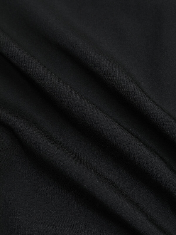 Женское платье с длинным рукавом, свободное асимметричное платье с круглым вырезом и оборками, весна-лето 2024