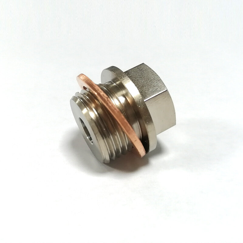 Adaptador de aço de alta qualidade do sensor temperatura do temp da exaustão m18x1.5 a 1/8npt conector 6.47mm furo