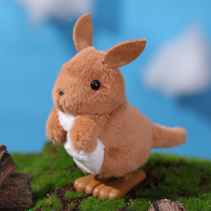 Brinquedo coelho saltando brinquedo corda para crianças coelho brinquedo pelúcia brinquedo coelho canguru brinquedo