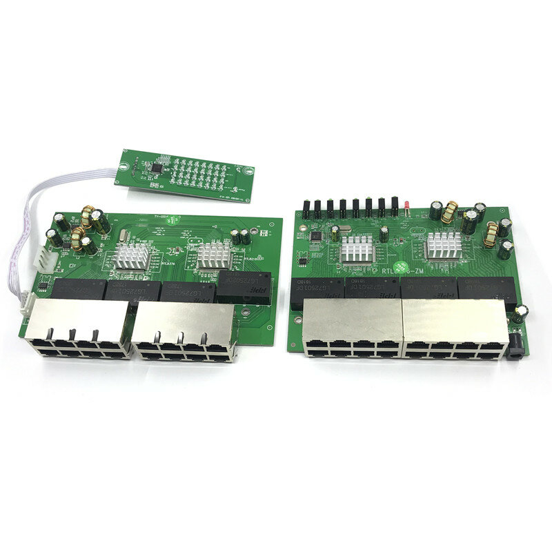 OEM Model Baru 16 Port Gigabit Switch Desktop RJ45 Ethernet Switch Modul 10/100/1000Mbps Lan Hub switch16 Portas Otherboard