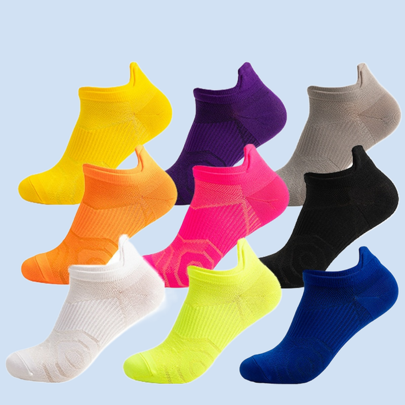 Calcetines transpirables antideslizantes para hombre y mujer, calcetín de algodón para correr, baloncesto, deporte, ciclismo, caminar al aire libre