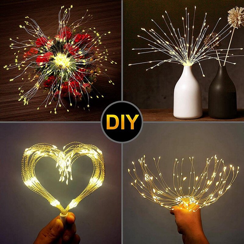 LED  Fairy Lights PC With Remote Control For Christmas Camping Canopy Decoration Lights Full Of Stars 20CM