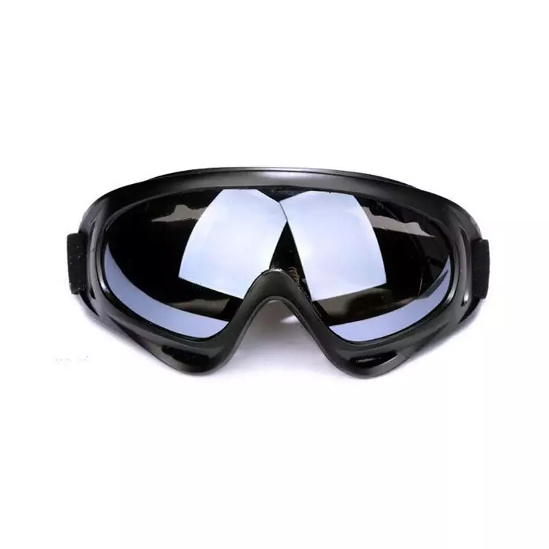 แว่นตาสโนว์บอร์ดสำหรับเล่นสกีแว่นตาสำหรับเด็กเด็กหญิงเด็กชายสโนว์บอร์ดแว่นตาสำหรับเล่นสกีหน้ากากสีดำ