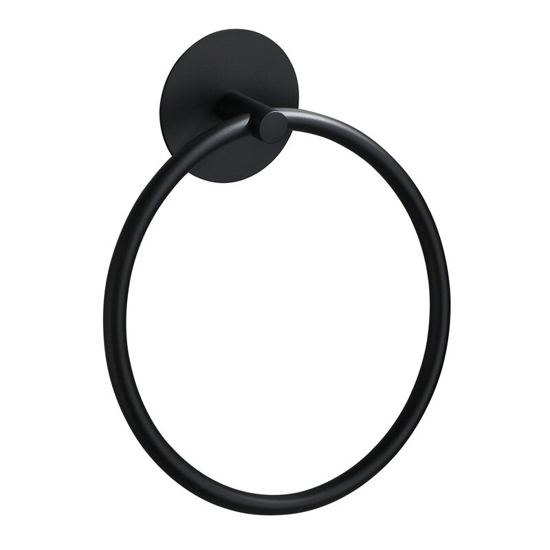 Bathroom Towel Ring Stainless Steel Bathroom Towel Rack, Adhesive Wall Mounted Hand Towels Holder Easy Install Easy To Use