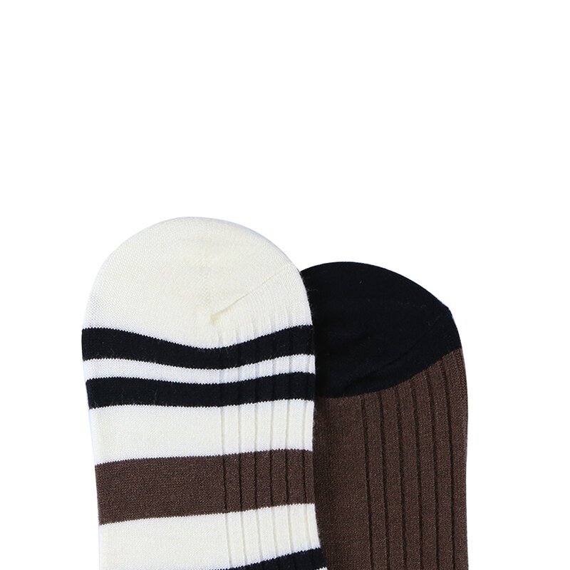 Meias de lã quente super grossas masculinas, meias de neve retrô Harajuku, anticongelante casual de caxemira de alta qualidade, inverno, 5 pares